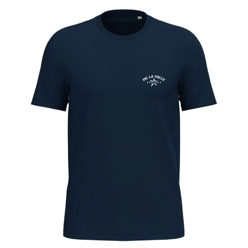 T-shirt écoresponsable unisexe Marine – Pic La Salle Béziers