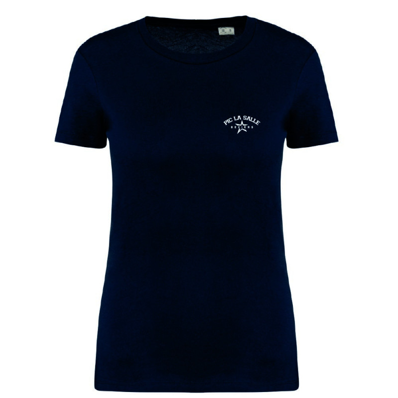 T-shirt écoresponsable femme Marine – Pic La Salle Béziers