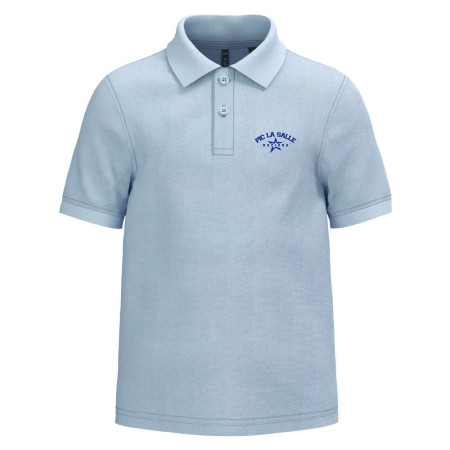 Polo piqué manches courtes homme Blanc – 100% Coton – Pic La Salle Béziers