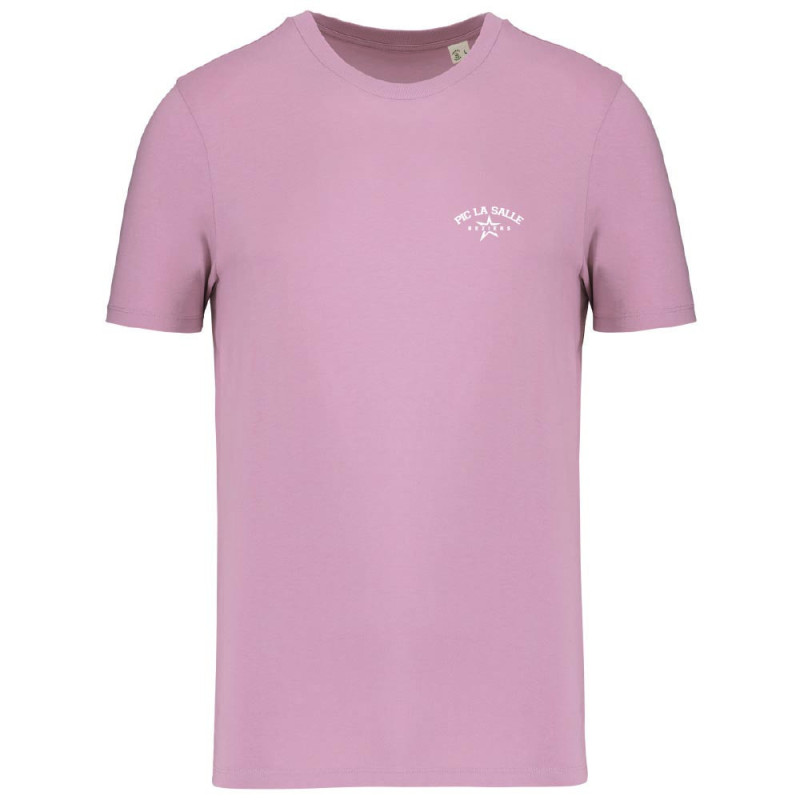 T-shirt écoresponsable unisexe Rose – Pic La Salle Béziers