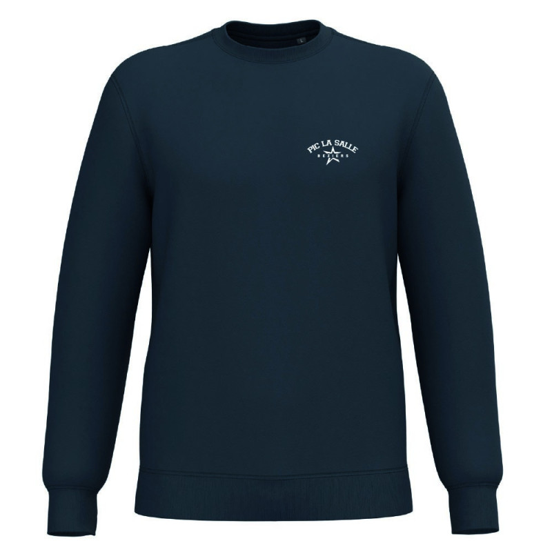 Sweat-shirt Bleu Marine – col rond – Pic La Salle Béziers