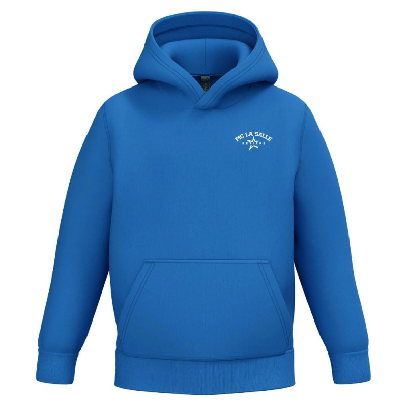 Sweat-shirt à capuche unisexe Bleu Royal – Pic La Salle Béziers