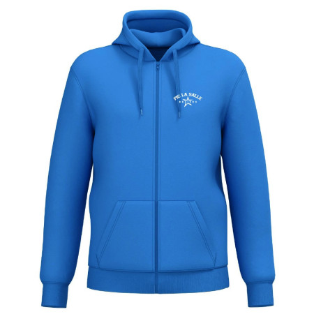 Veste à capuche unisexe Bleu Royal – Pic La Salle Béziers